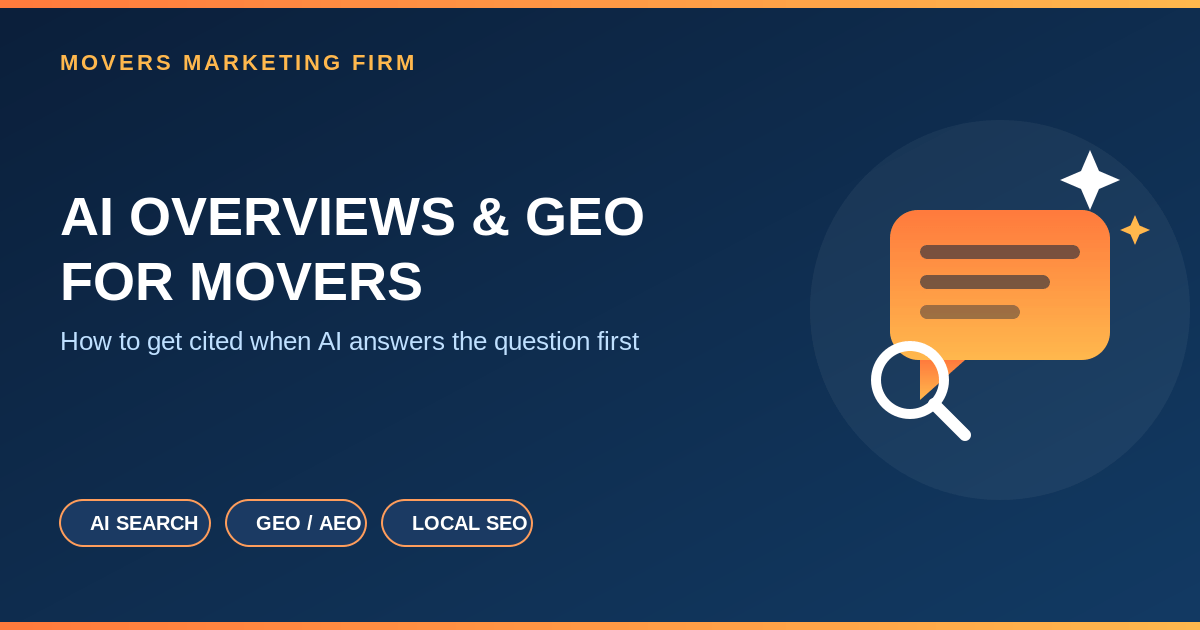 AI Overviews and Generative Engine Optimization for moving companies - Movers Marketing Firm